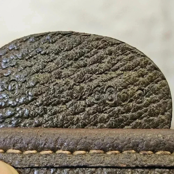 Brown PVC  Monogram Clutch - Picture 4 of 16